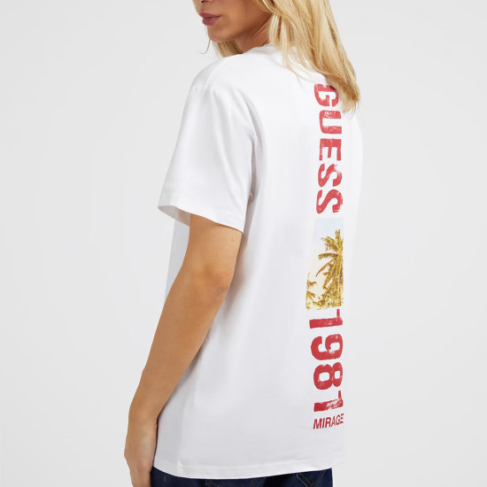 Guess Ανδρική κοντομάνικη μπλούζα Back Mirage Palm Tee